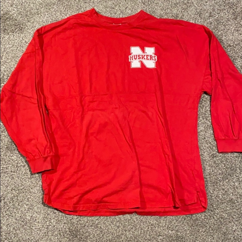 Oversized Nebraska Husker long sleeve